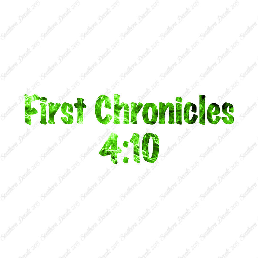 First Chronicles 4:10