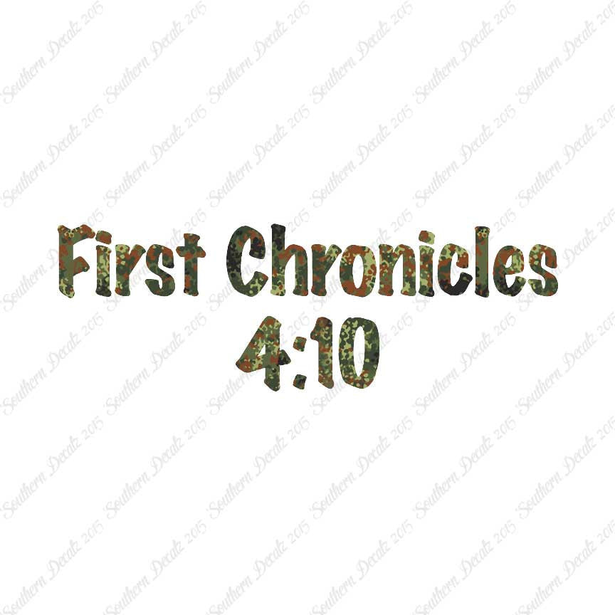 First Chronicles 4:10
