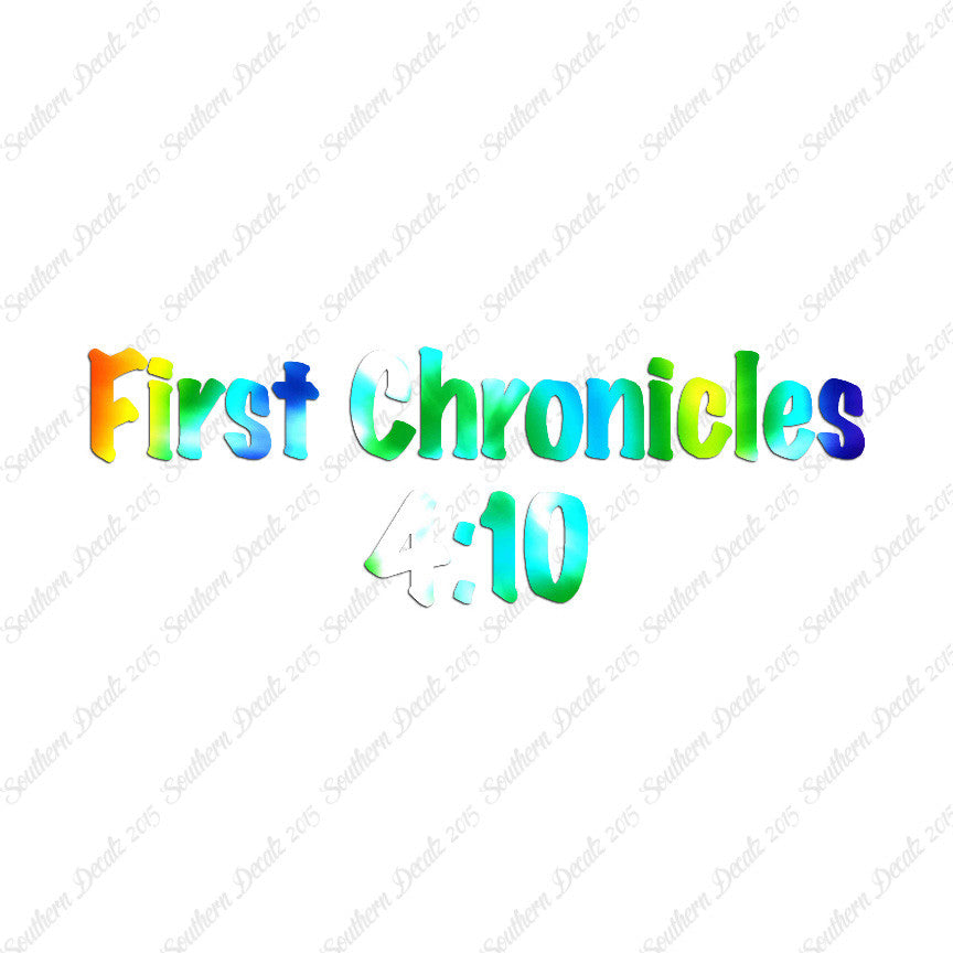First Chronicles 4:10