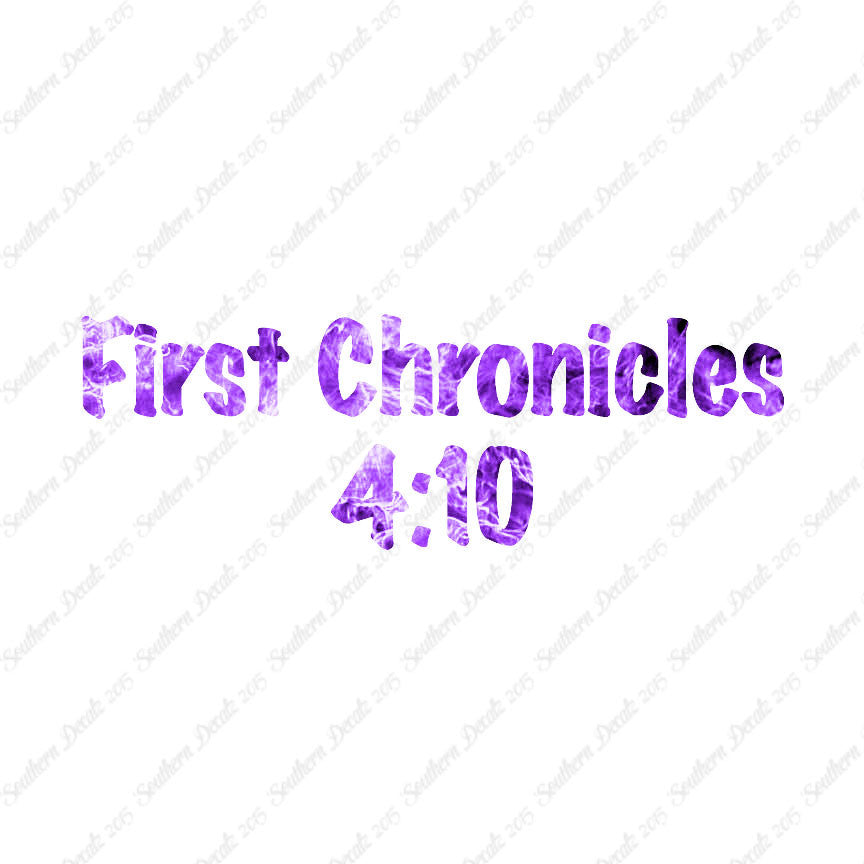 First Chronicles 4:10