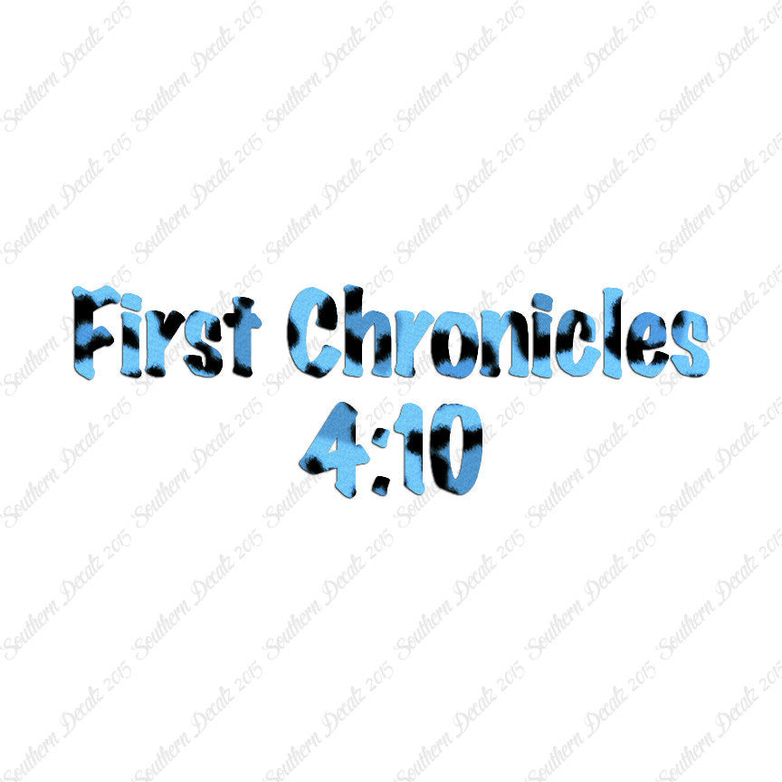 First Chronicles 4:10