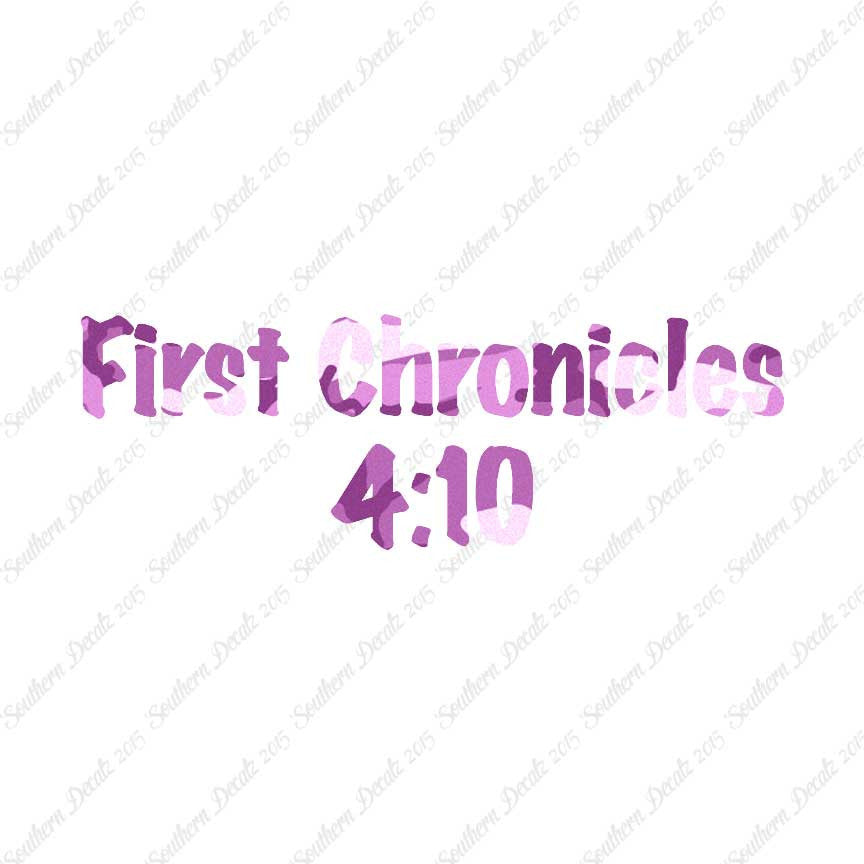 First Chronicles 4:10