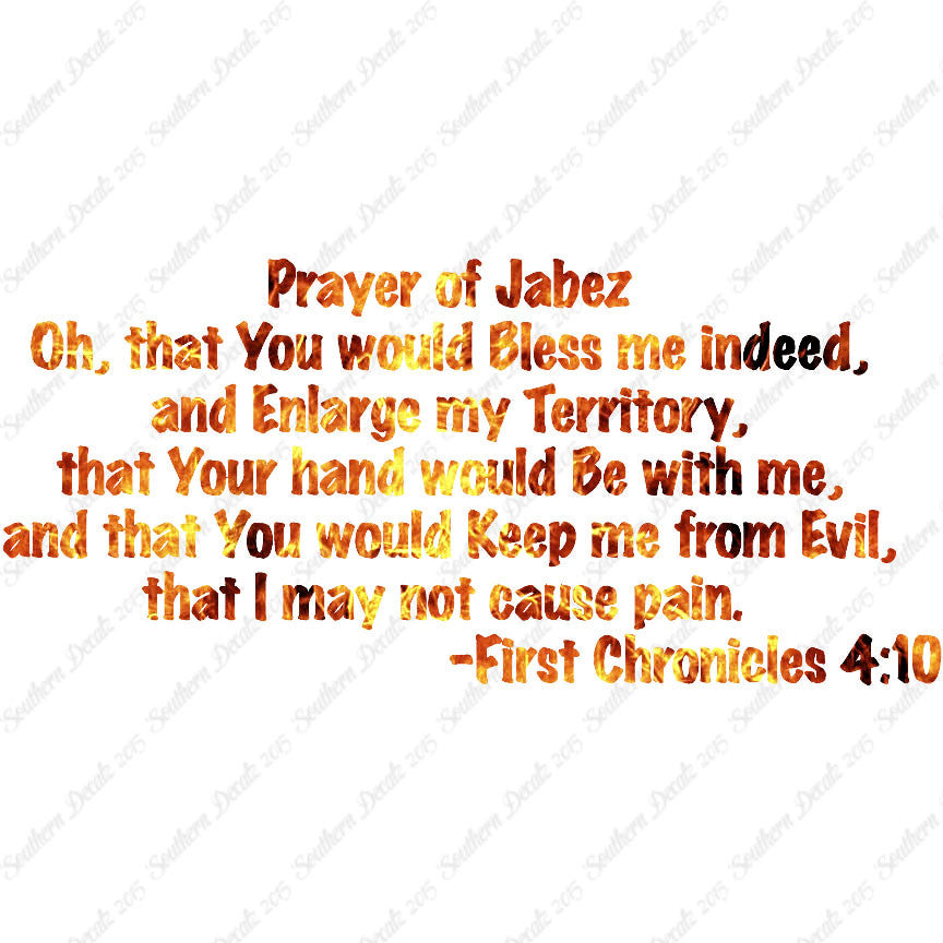First Chronicles 4:10 Prayer Of Jabez