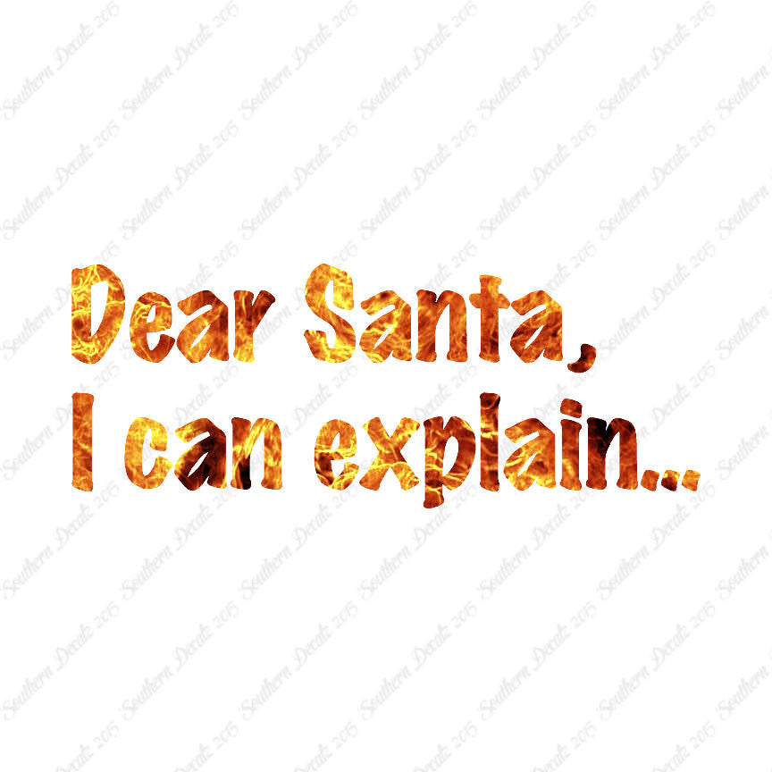 Dear Santa I Can Explain