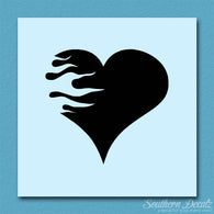 Heart On Fire Flaming
