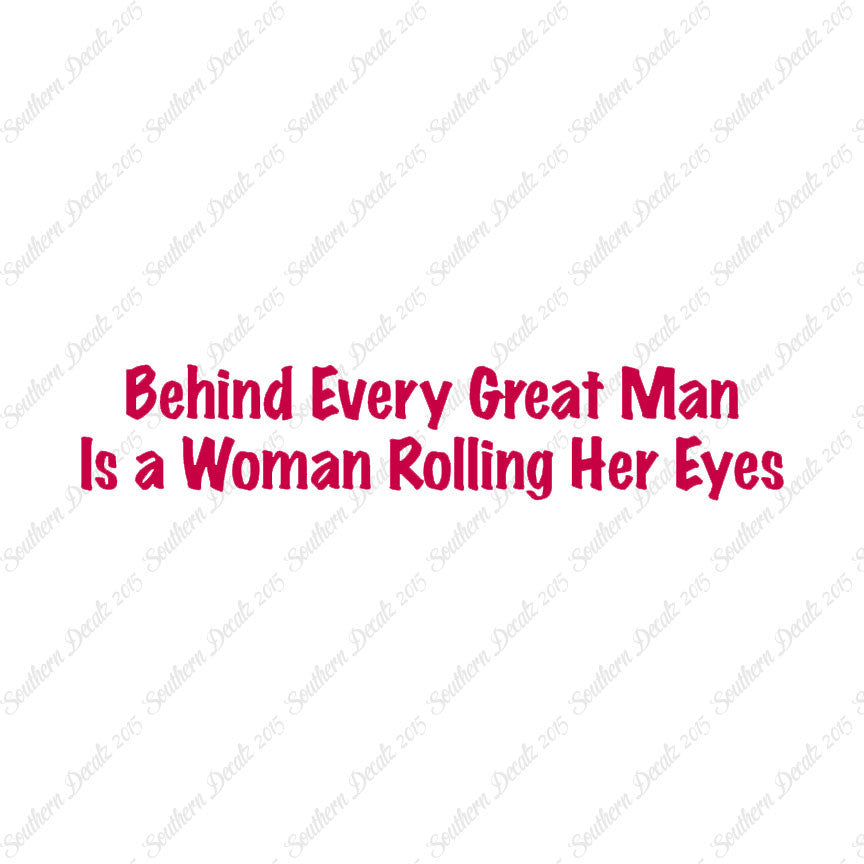 Behind Man Is Woman Rolling Her Eyes