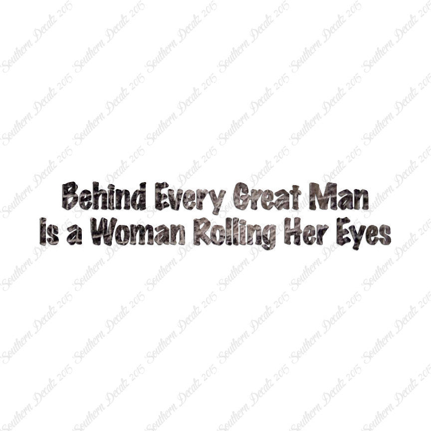 Behind Man Is Woman Rolling Her Eyes