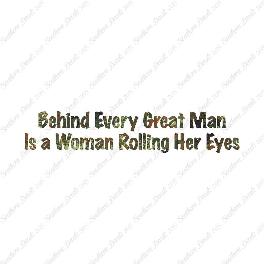Behind Man Is Woman Rolling Her Eyes