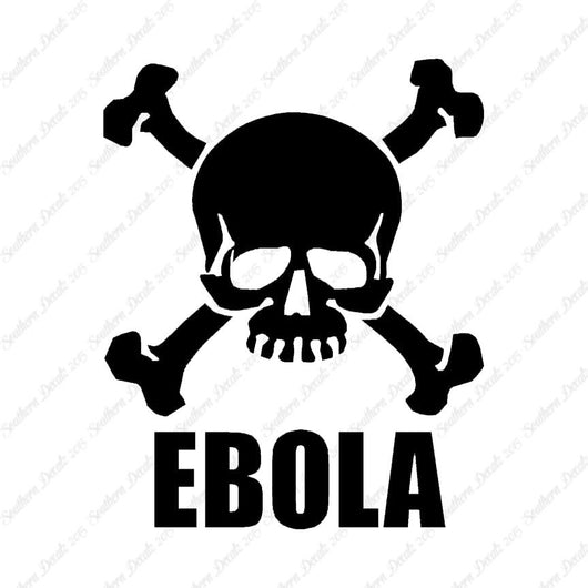Skull Crossbones Ebola