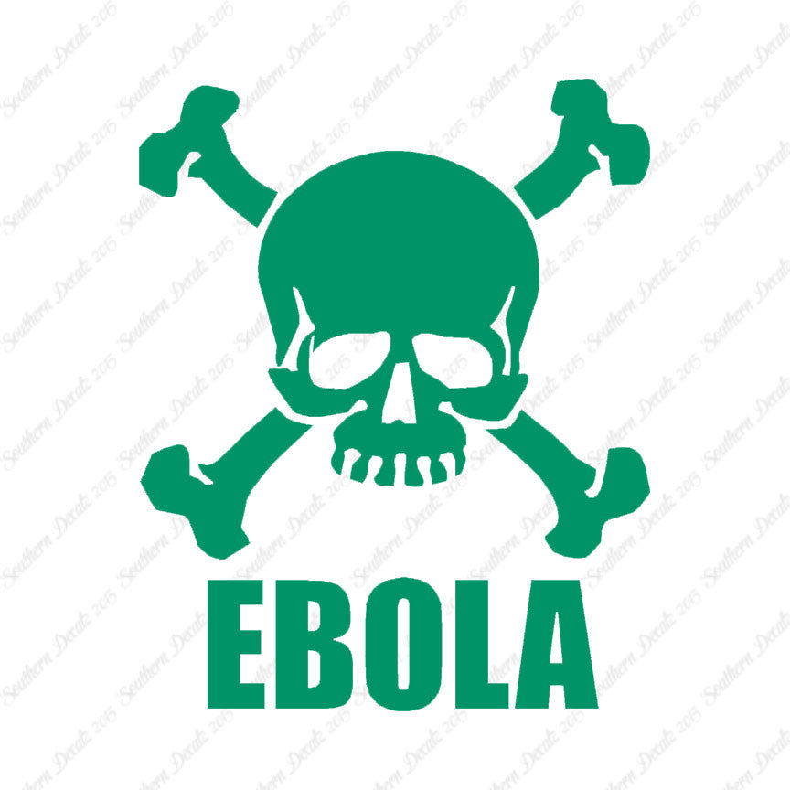 Skull Crossbones Ebola