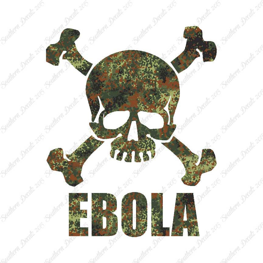 Skull Crossbones Ebola