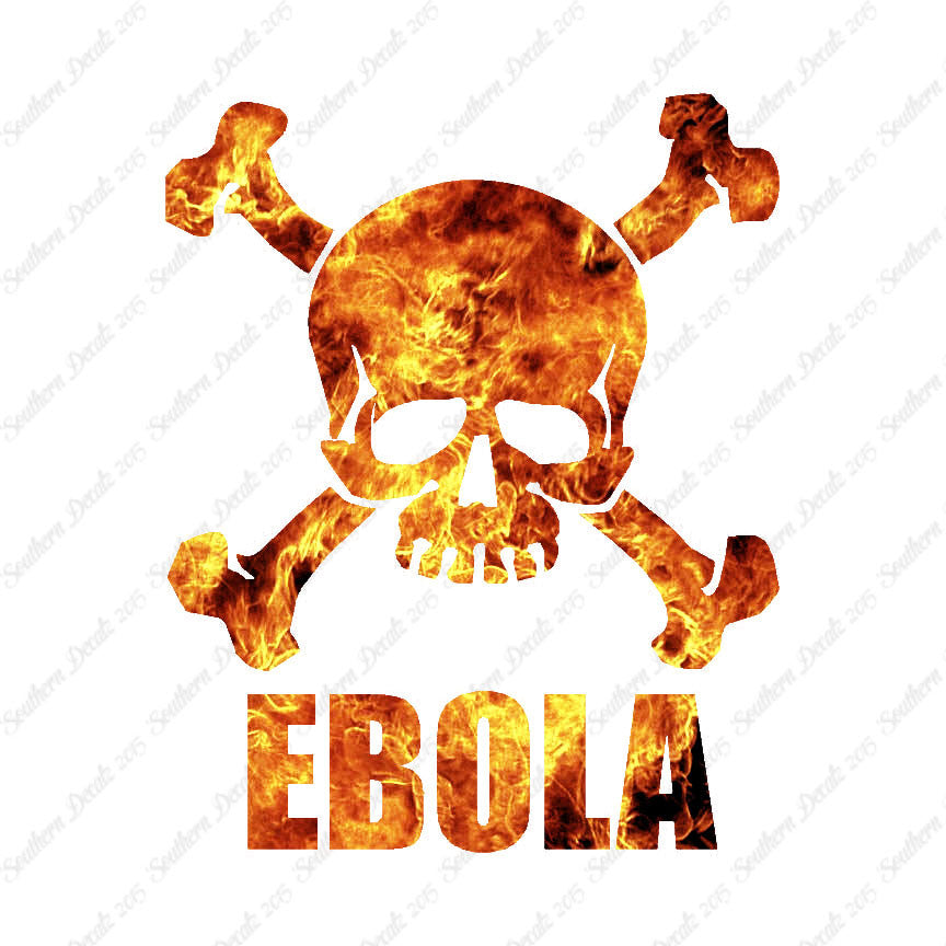 Skull Crossbones Ebola