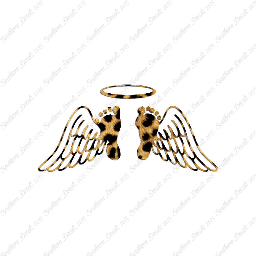 Baby Feet Memorial Angel Wings