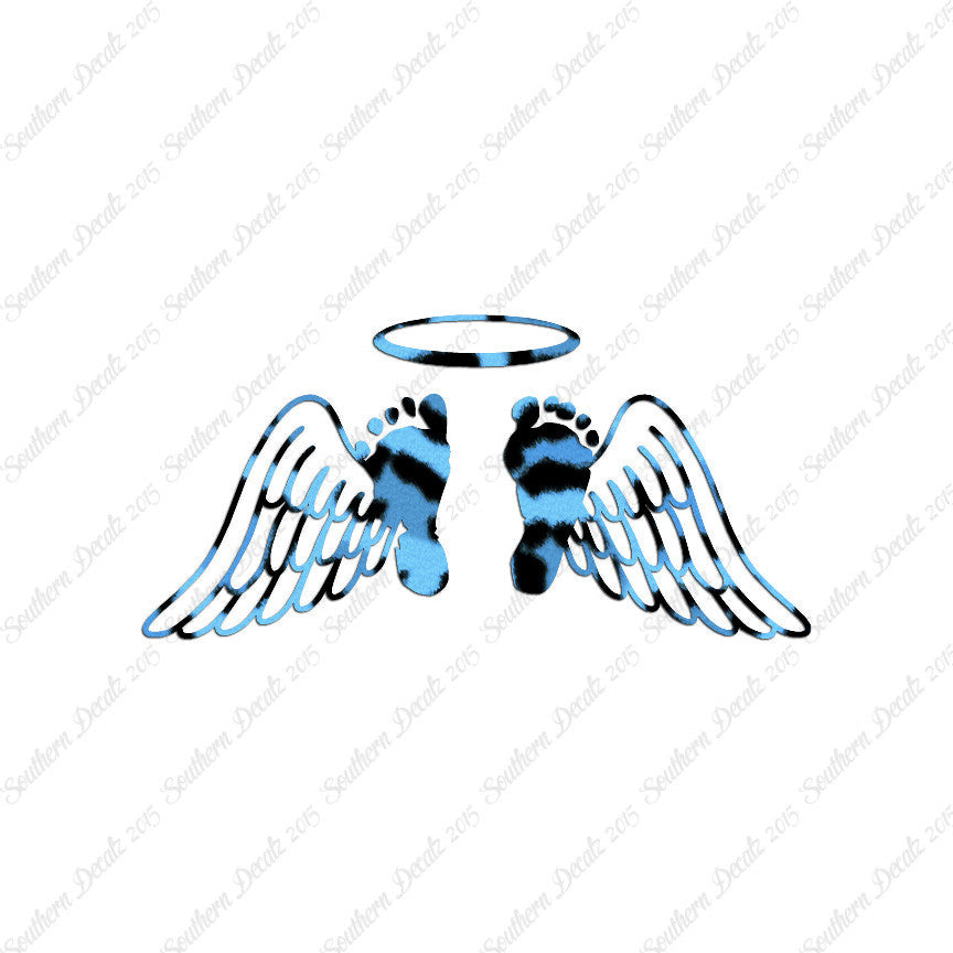 Baby Feet Memorial Angel Wings