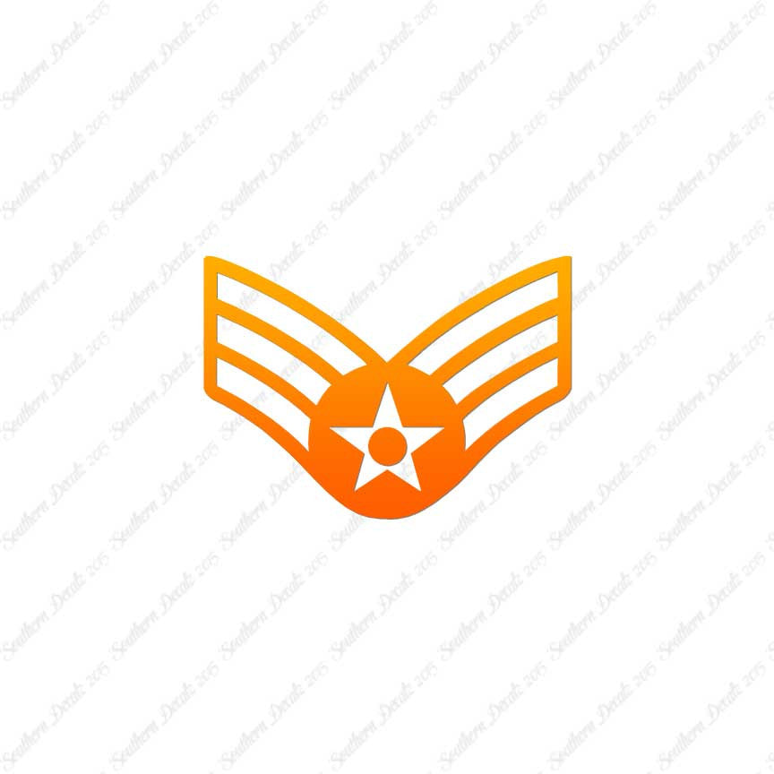 Senior Airman Air Force Patch