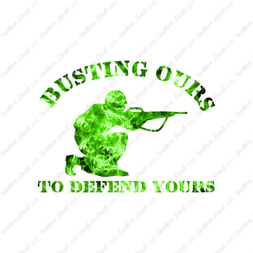 Busting Ours Defend Yours Soldier
