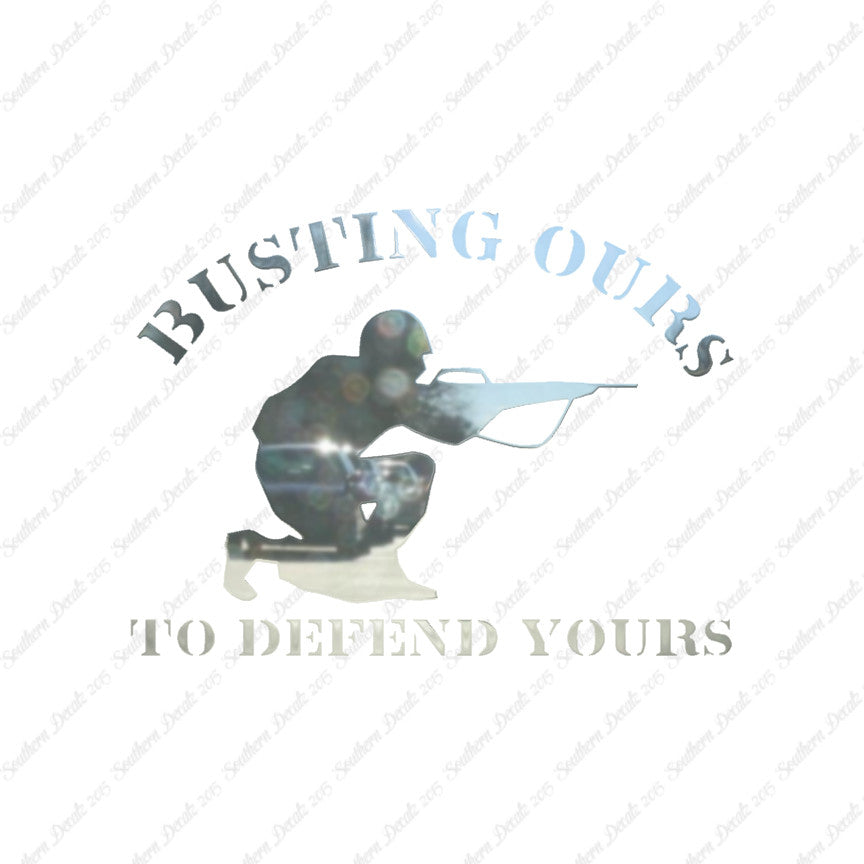 Busting Ours Defend Yours Soldier