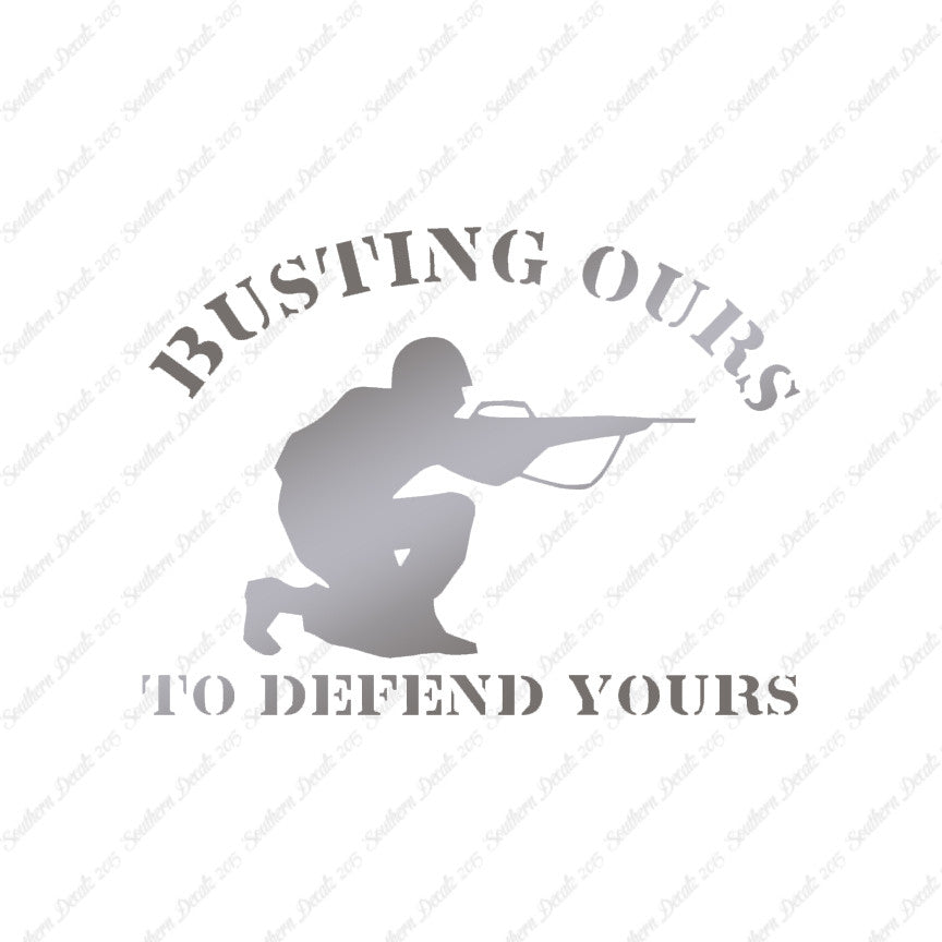 Busting Ours Defend Yours Soldier