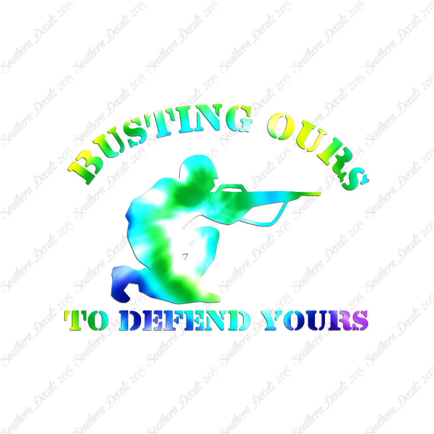 Busting Ours Defend Yours Soldier