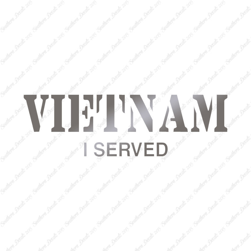 Vietnam I Served