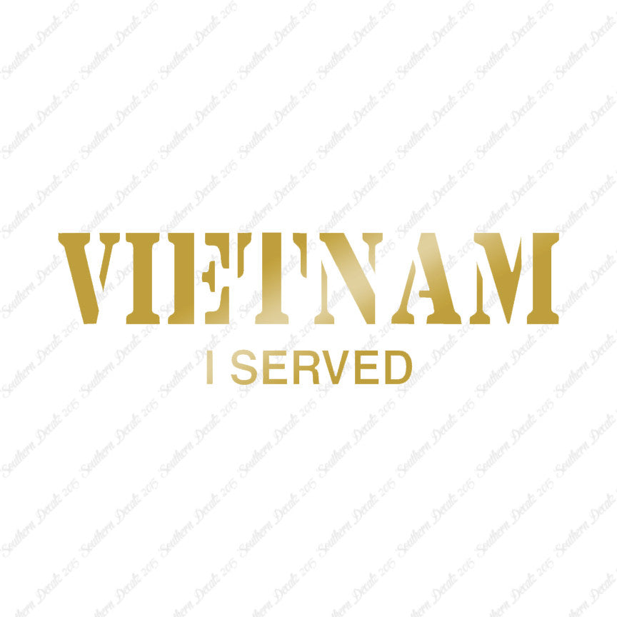 Vietnam I Served