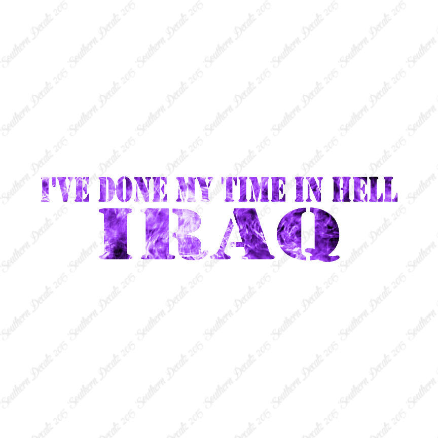 Done Time In Hell Iraq