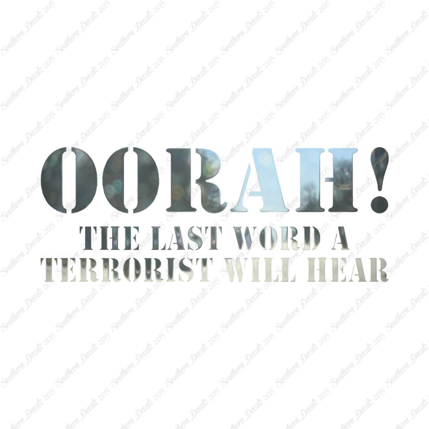 Oorah Last Word Terrorist Hear