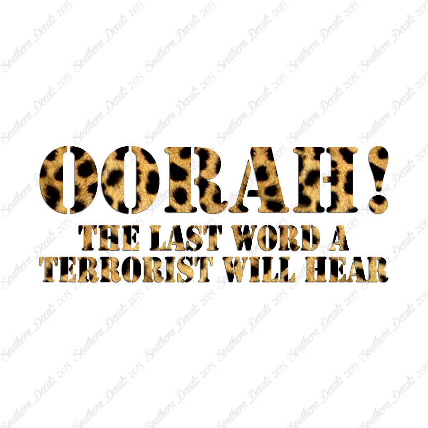 Oorah Last Word Terrorist Hear