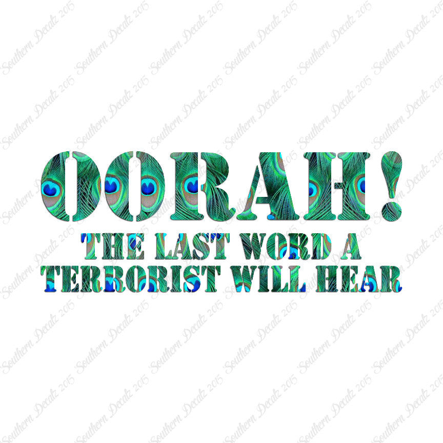 Oorah Last Word Terrorist Hear