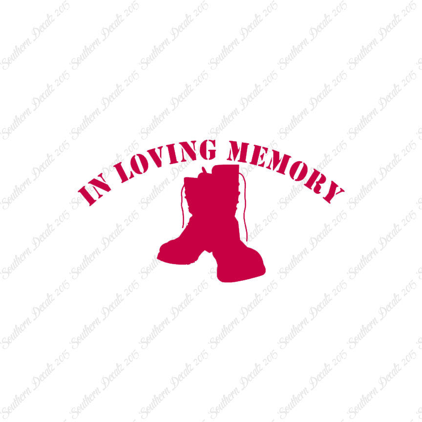 In Loving Memory Boots Memorial