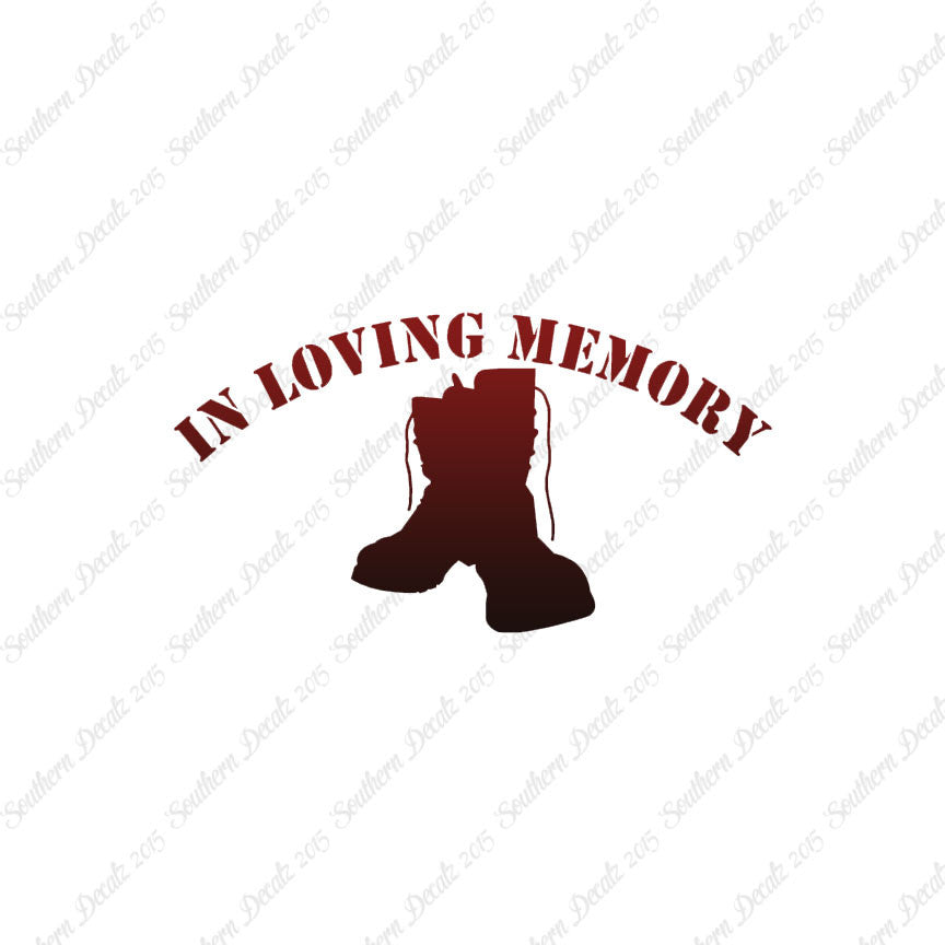In Loving Memory Boots Memorial