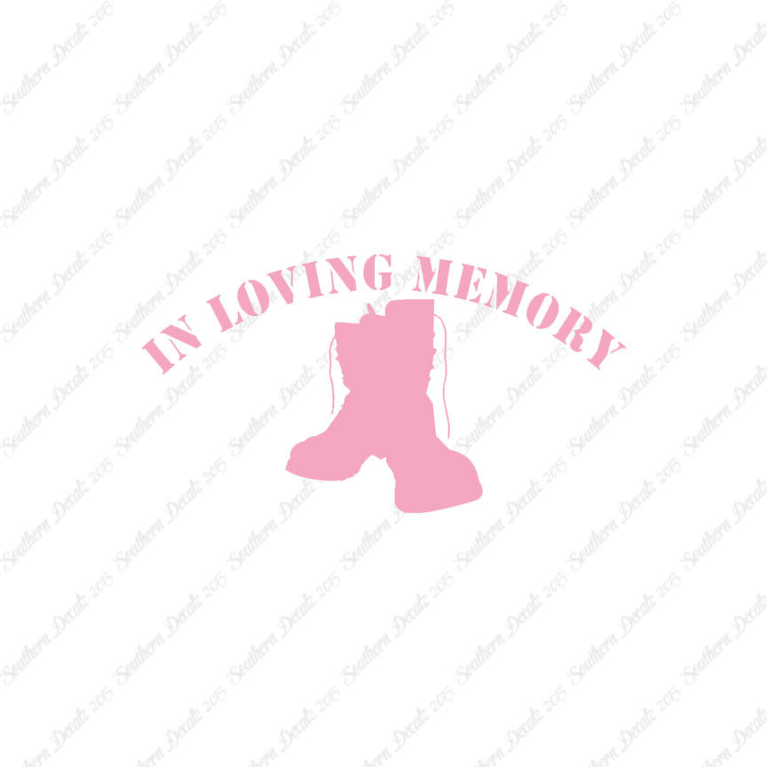 In Loving Memory Boots Memorial