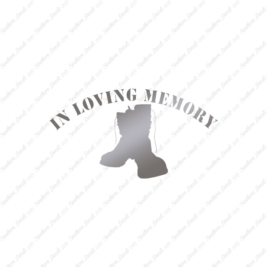 In Loving Memory Boots Memorial