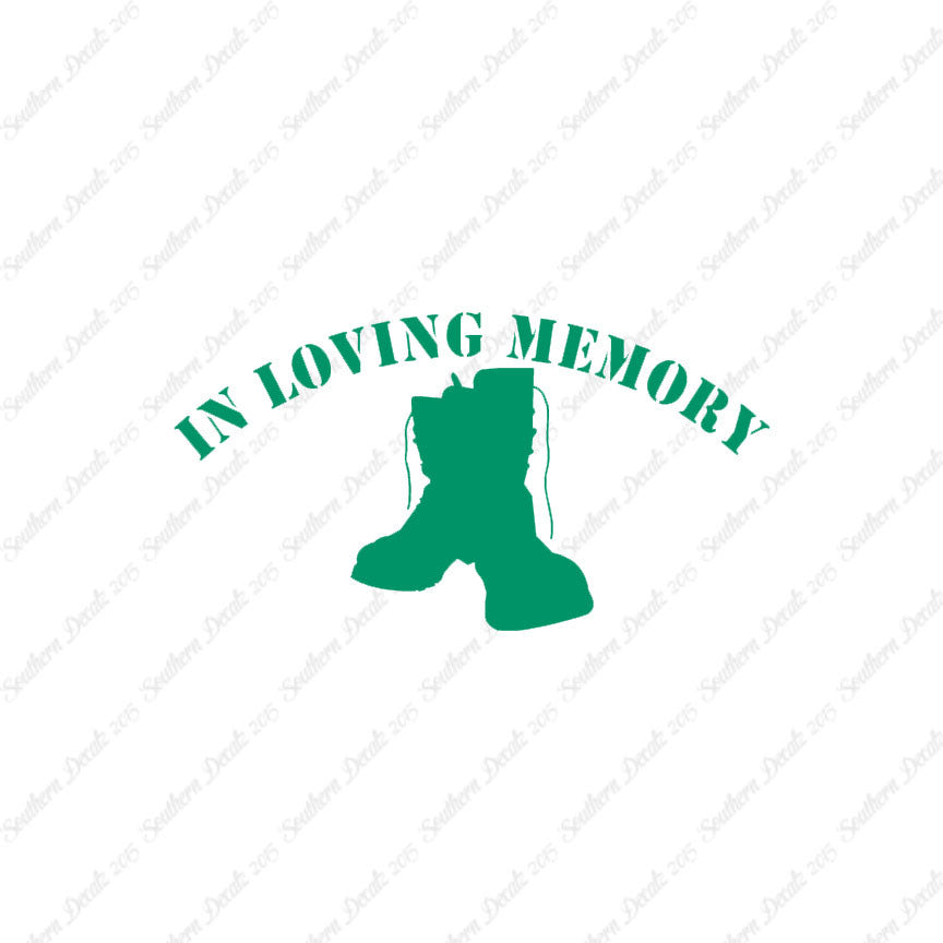 In Loving Memory Boots Memorial
