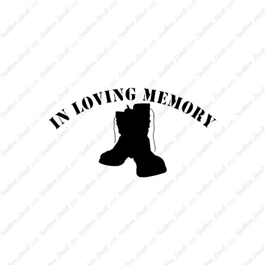In Loving Memory Boots Memorial