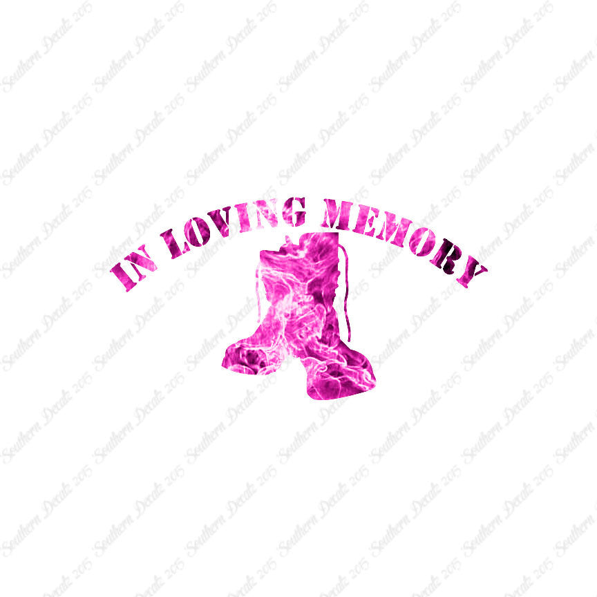 In Loving Memory Boots Memorial