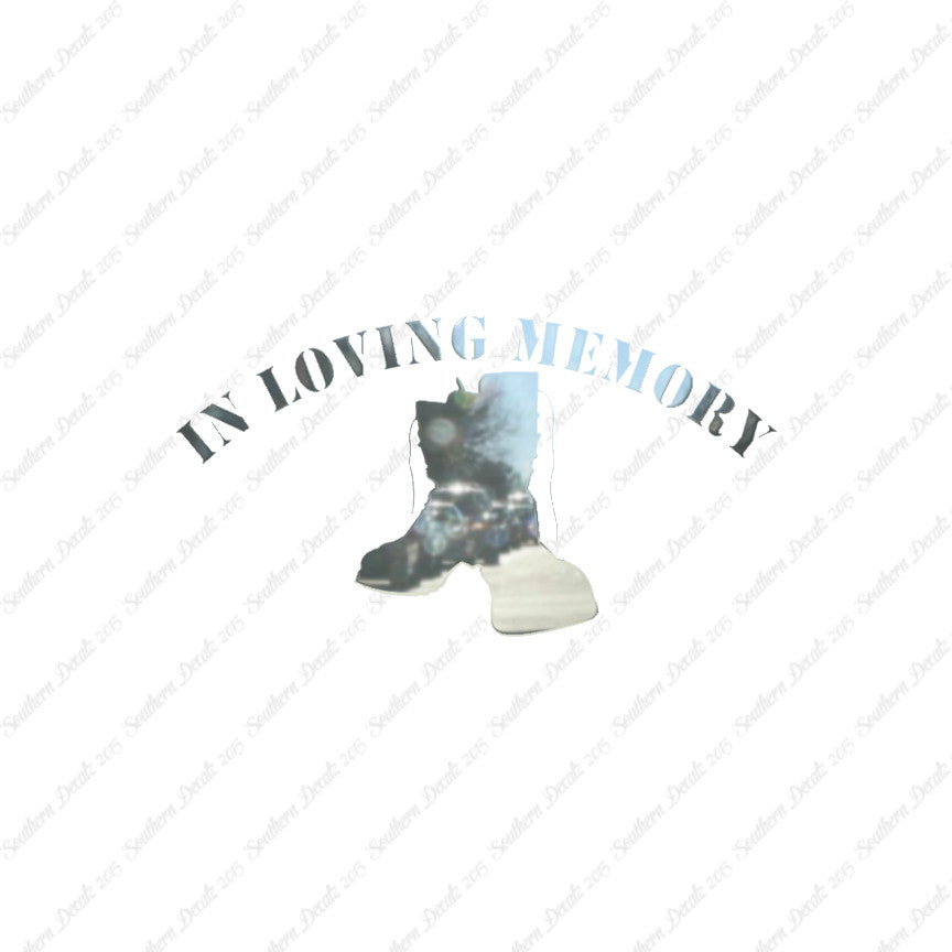 In Loving Memory Boots Memorial