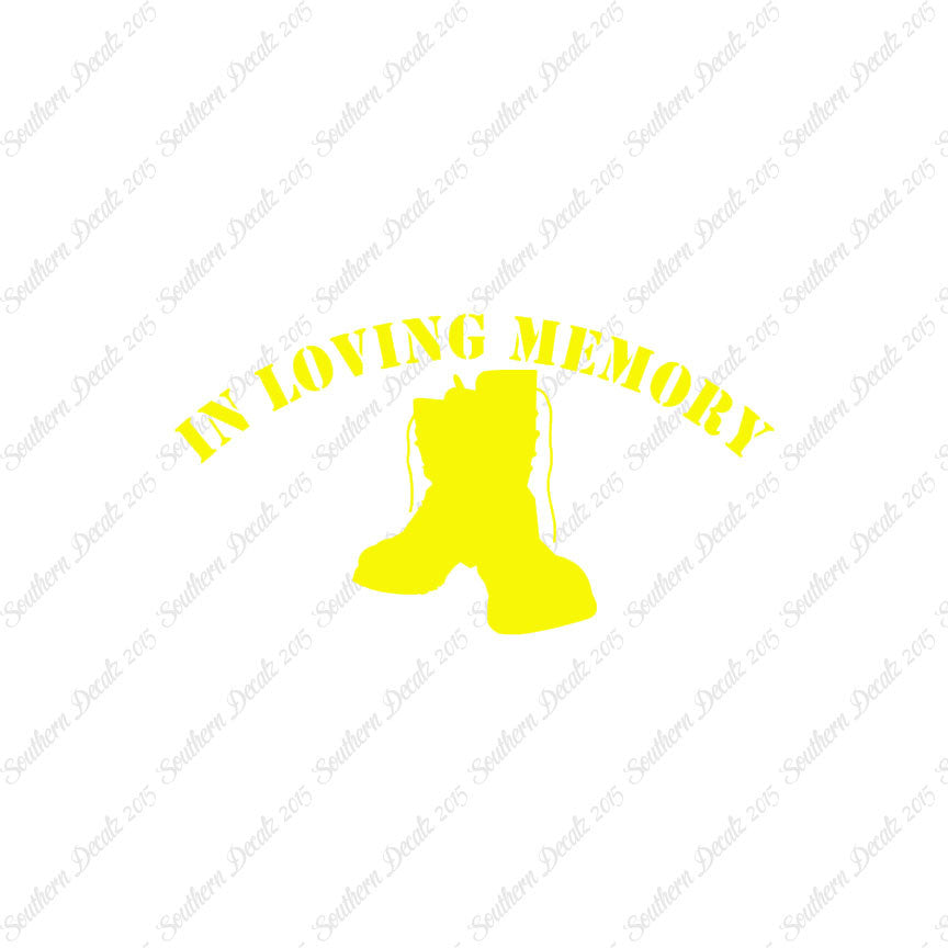 In Loving Memory Boots Memorial