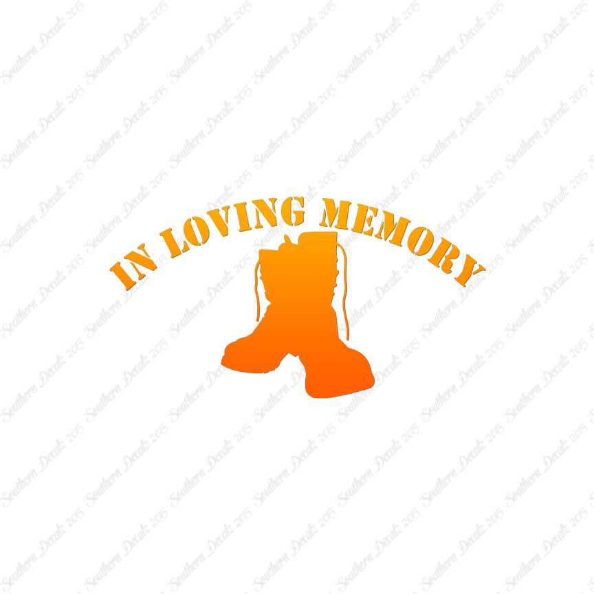 In Loving Memory Boots Memorial