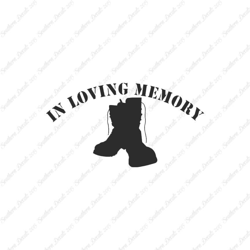In Loving Memory Boots Memorial