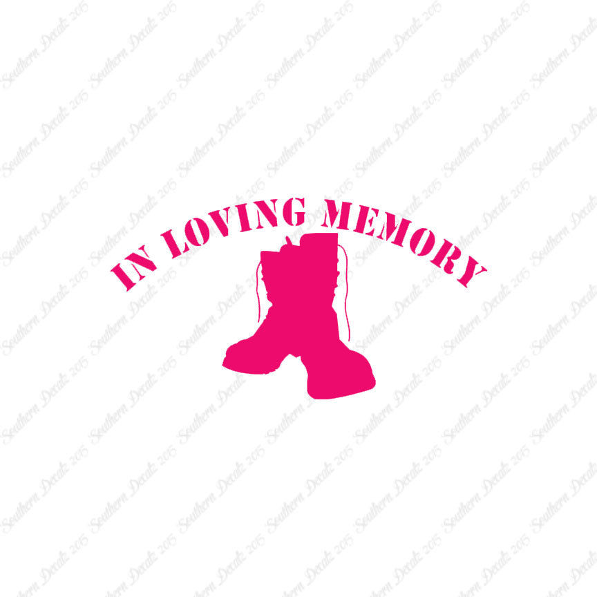 In Loving Memory Boots Memorial