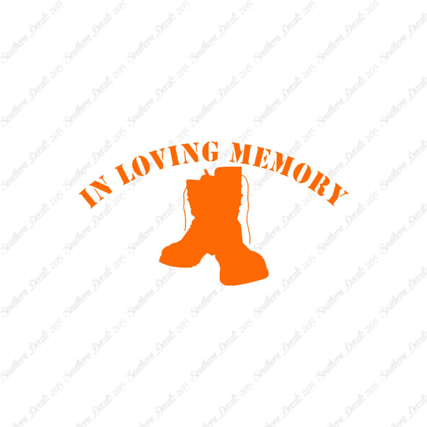 In Loving Memory Boots Memorial
