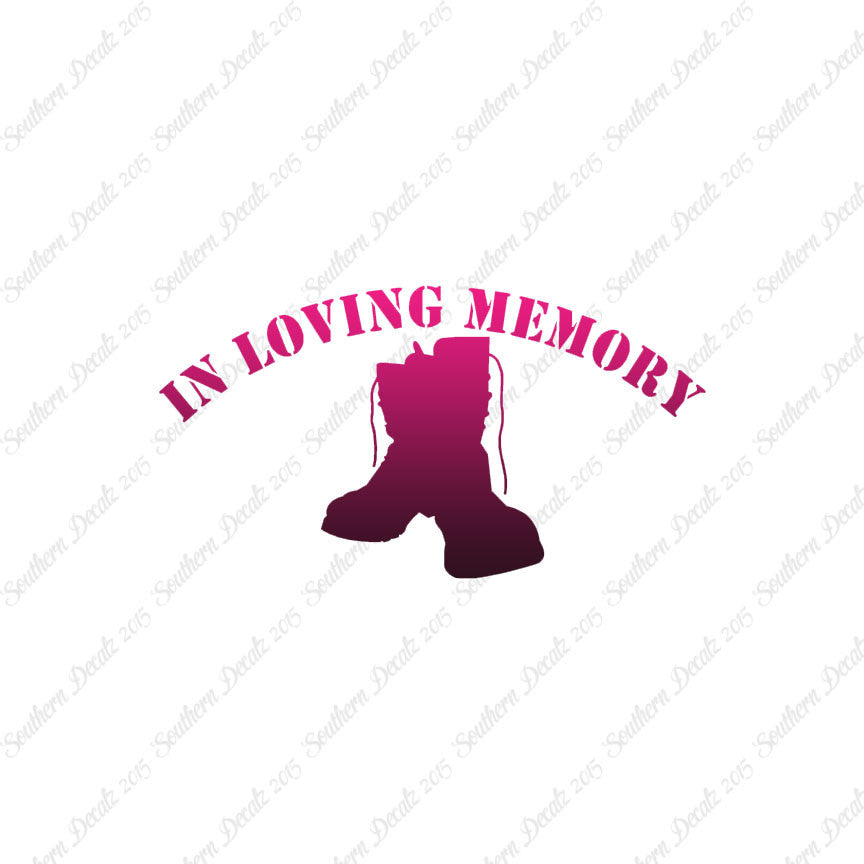 In Loving Memory Boots Memorial