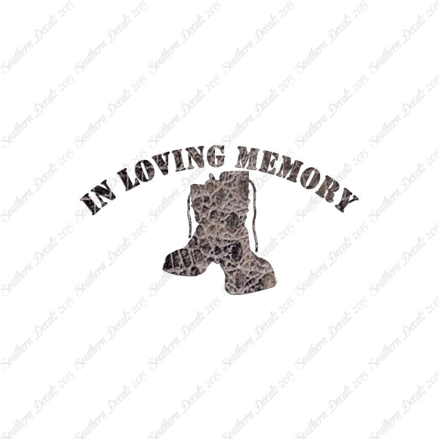 In Loving Memory Boots Memorial