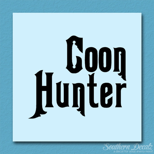 Coon Hunter Hunting