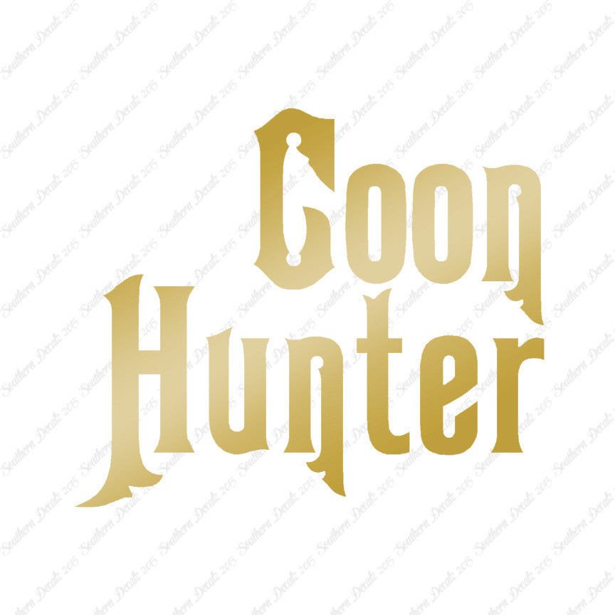 Coon Hunter Hunting