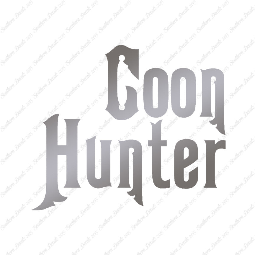 Coon Hunter Hunting