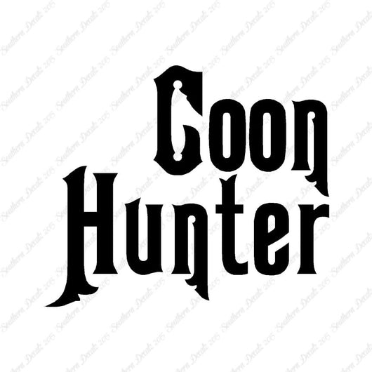 Coon Hunter Hunting