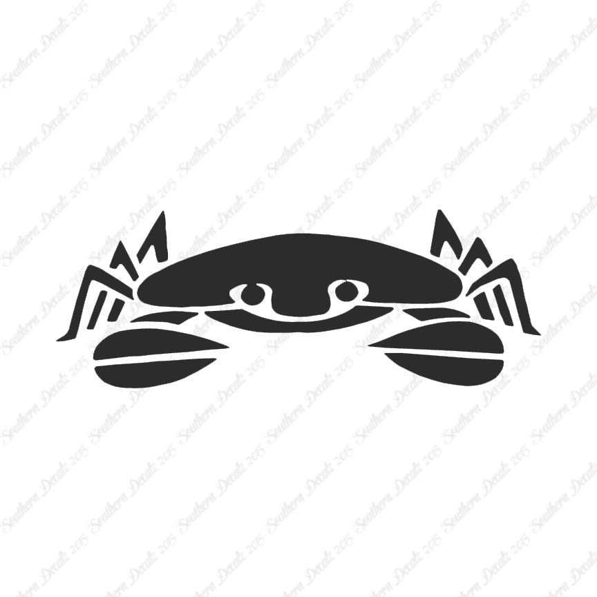 Crab Silhouette Sea Creature