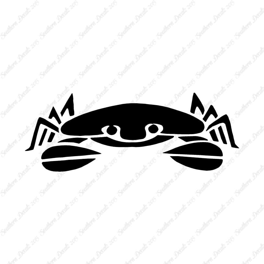 Crab Silhouette Sea Creature